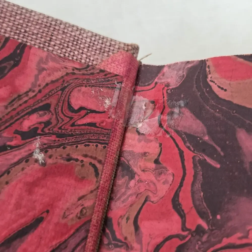 A Sketch for a Self Portrait by Bernard Berenson 1949 Red Marbled Book